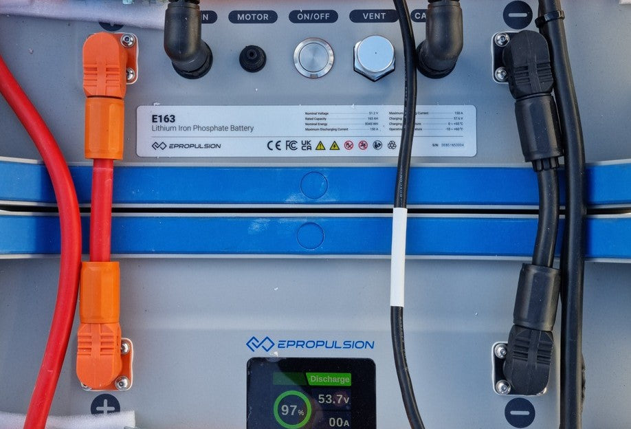 E Battery Bridging Cable 0.15m (Positive & Negative)