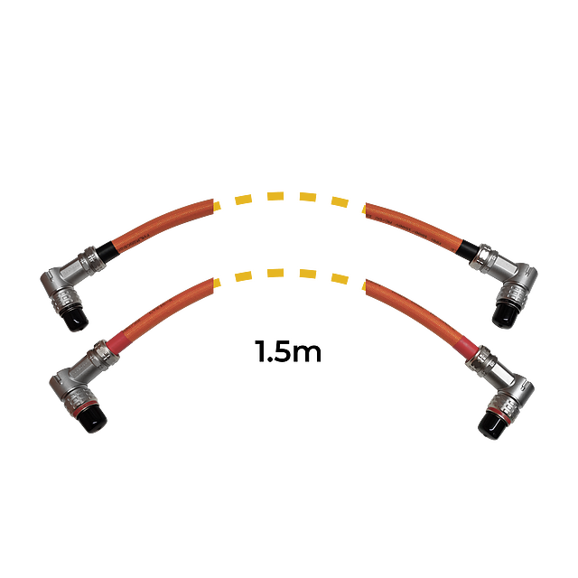 G Battery Bridging Cable 1.5m (Positive & Negative)