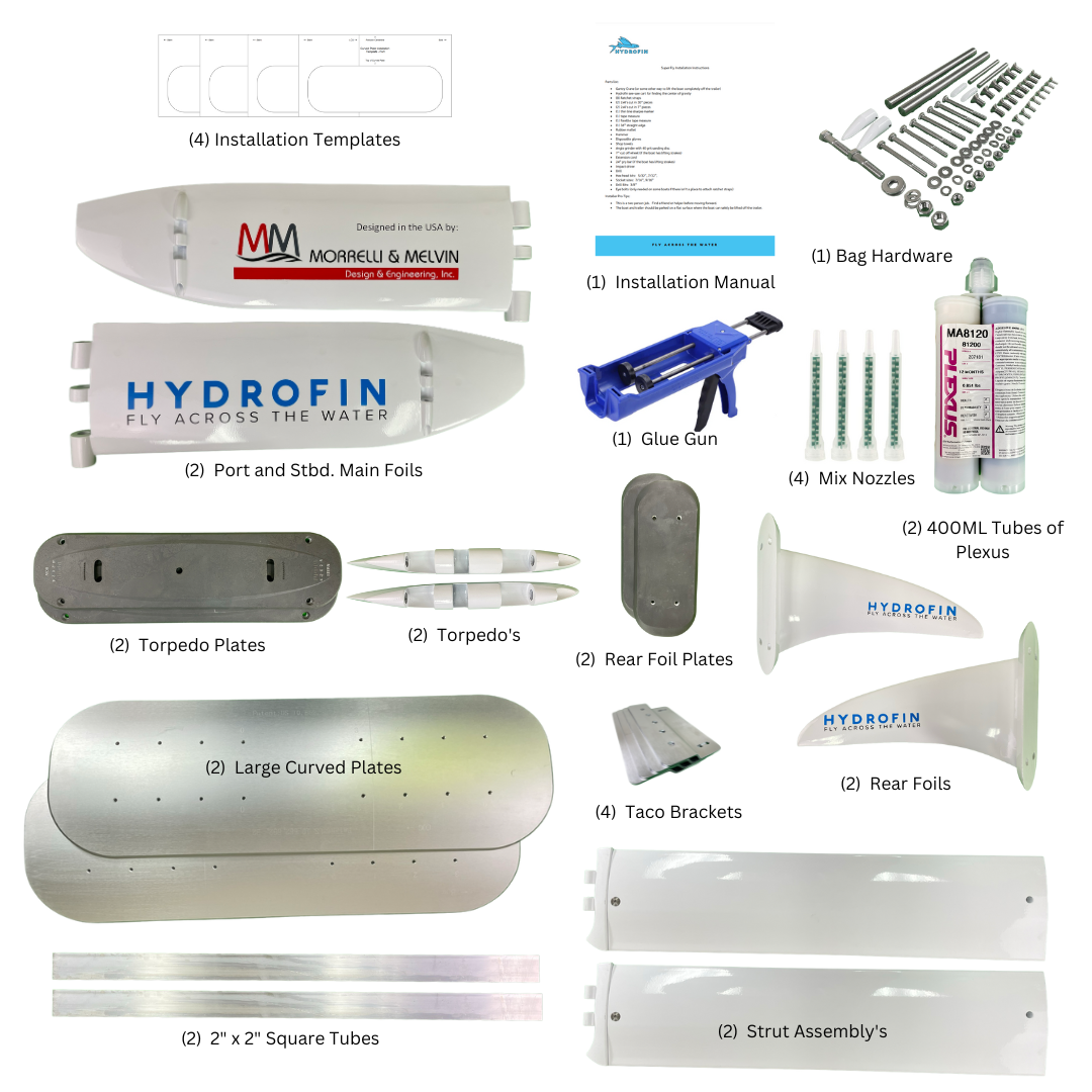 Hydrofin Super Fly Pontoon Kit