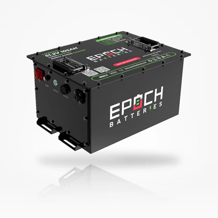 Epoch 48V 105Ah Golf Cart Battery Complete Kit - Lithium (LiFePO4)